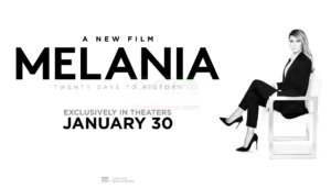 Anuncio del documental "MELANIA", acompañado por una millonaria campaña de publicidad que no ha evitado que las salas de cine estén vacías
