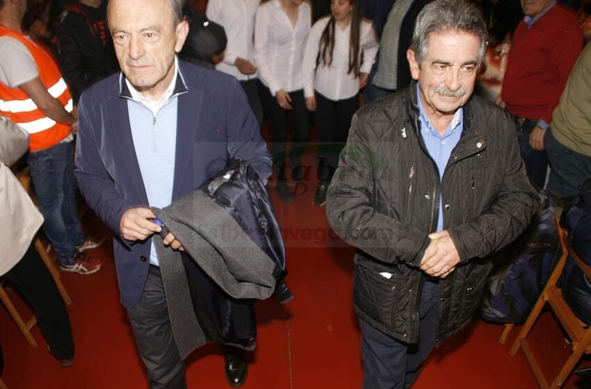 Javier López Marcano y Miguel Ángel Revilla en una foto de archivo - (C) Foto: David Laguillo/CANTABRIA DIARIO