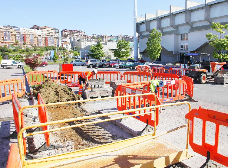 Comienzan las obras del carril bici entre Las Llamas y Bajada de Polio