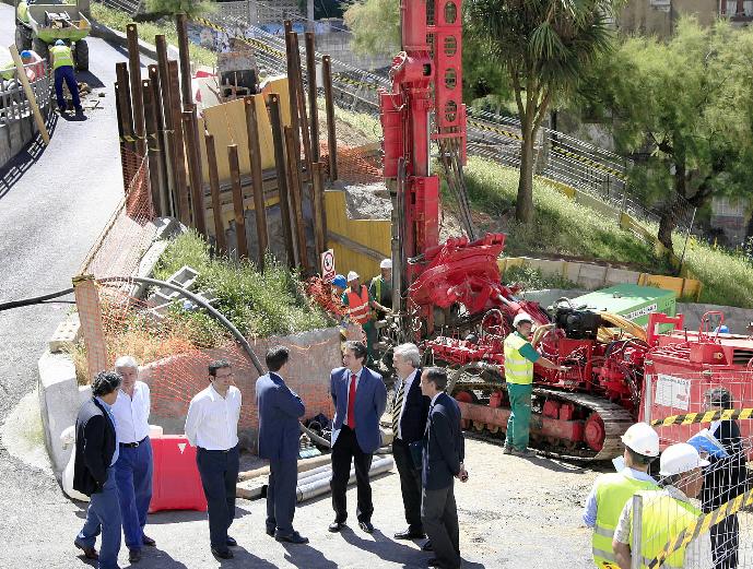 El alcalde destaca el «impulso» que las obras dan al entorno del Río de la Pila