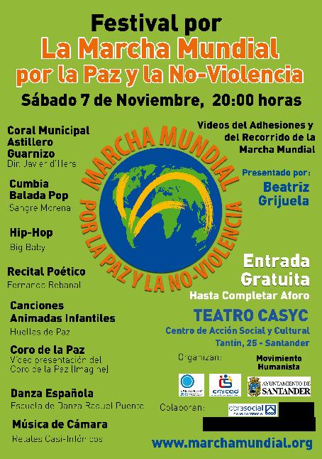  Festival por la paz y la no violencia