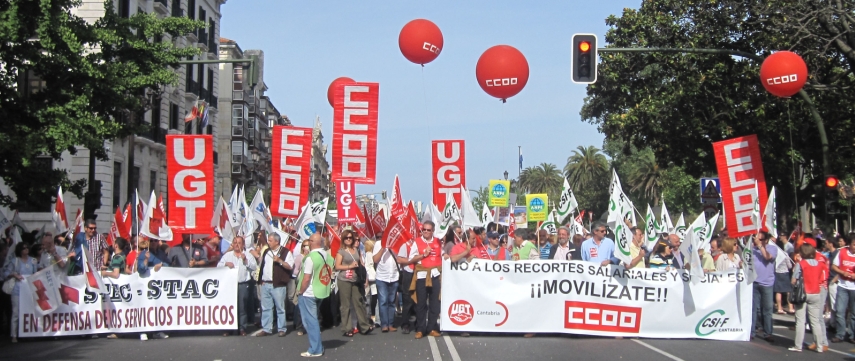 Concentración ante la Delegación del Gobierno