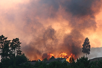 Cantabria tiene valores muy altos de riesgo de incendios forestales