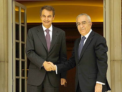 Zapatero y Fayad /Foto: Moncloa