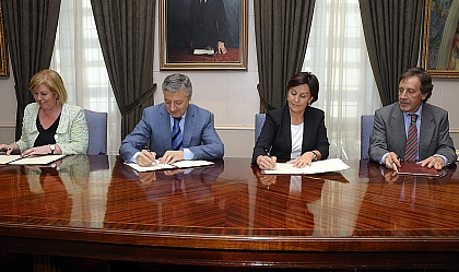 Firmado el protocolo para el soterramiento de las vías a su paso por Torrelavega 