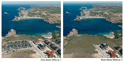 Antes y después de los derribos, según el gobierno de Cantabria
