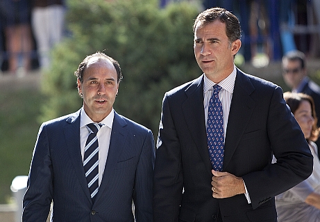 Ignacio Diego junto al Príncipe de Asturias / Foto: Raúl Lucio/Gobierno Cantabria