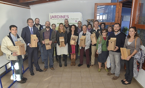 Entregadas las cajas nido a los integrantes de la Red de Jardines para la Biodiversidad