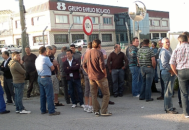 Trabajadores de Emilio Bolado exigen el pago de las indemnizaciones pactadas en el ERE y de las nóminas pendientes