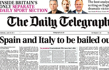 El Telegraph anuncia el rescate de España e Italia