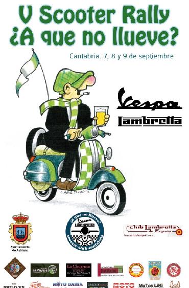 Organizado el quinto encuentro de Vespas y Lambrettas 