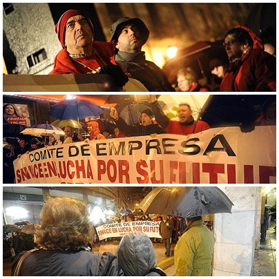 La comarca del Besaya, en pie de guerra en defensa de los trabajadores de Sniace / FOTOS: Pedro Puente Hoyos