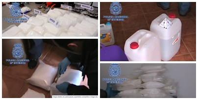 La Policía Nacional desmantela un laboratorio de "speed" en Castro Urdiales