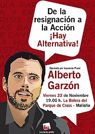 Alberto Garzón, portavoz de economía de IU en el Congreso, visitará Cantabria el 22 de noviembre