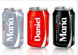 En la imagen una de las últimas campañas de publicidad de Coca Cola