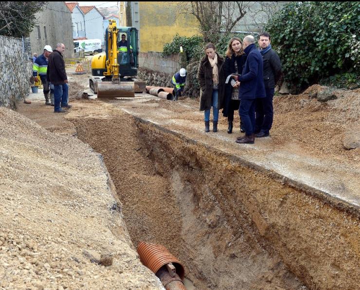 Ejecutadas en un 80 por ciento las obras de renovación de alcantarillado en Monte, Corbanera y San Pedro del Mar