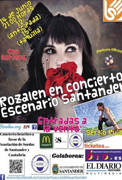 Rozalén, I Concierto Accesible en Santander
