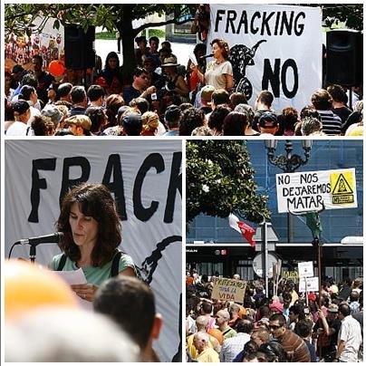 (Archivo) Manifestaciones contra el 'fracking'