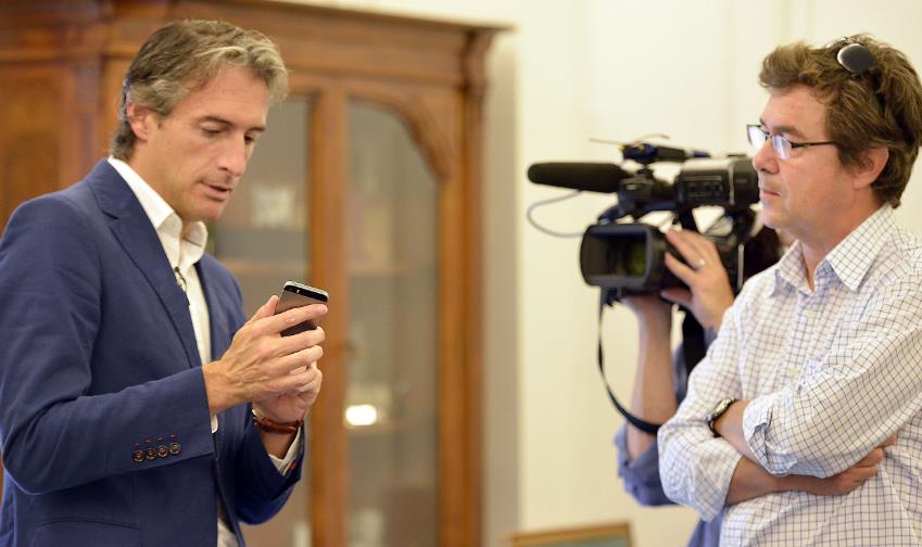 Una televisión francesa elabora un reportaje sobre Santander como ciudad inteligente