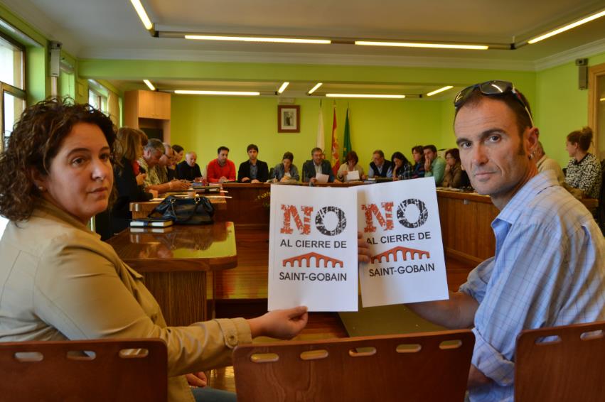  Unanimidad de apoyo a los trabajadores de Saint Gobain