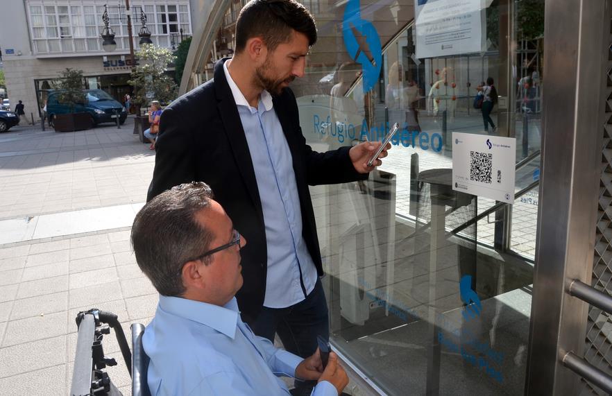  Más códigos QR, con guías accesibles para las personas con discapacidad