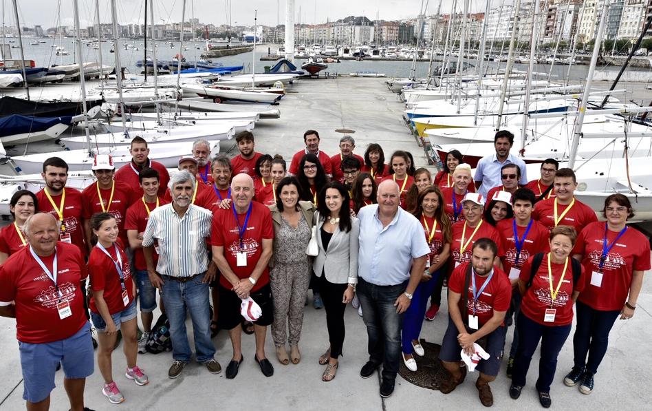 Cincuenta voluntarios participan en la Semana Internacional de Vela Ciudad de Santander