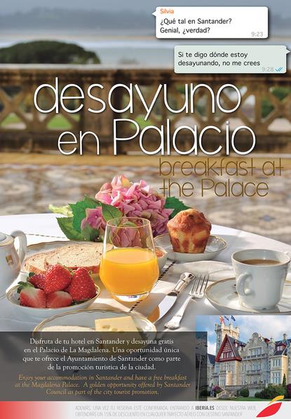  Nueva edición de la campaña turística ‘Desayunos en Palacio’