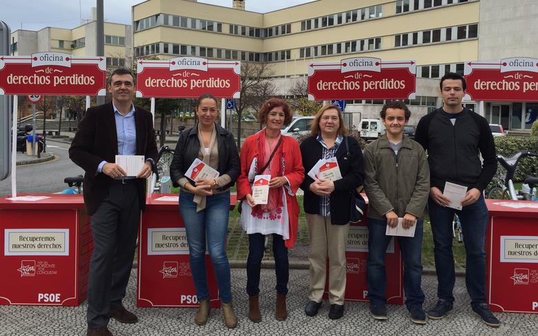  El PSOE presenta su «Oficina de derechos perdidos»