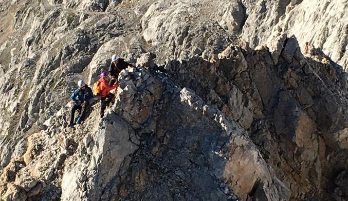 Rescatados tres montañeros en Picos de Europa