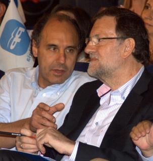 Ignacio Diego habla con Mariano Rajoy / Archivo CANTABRIA DIARIO