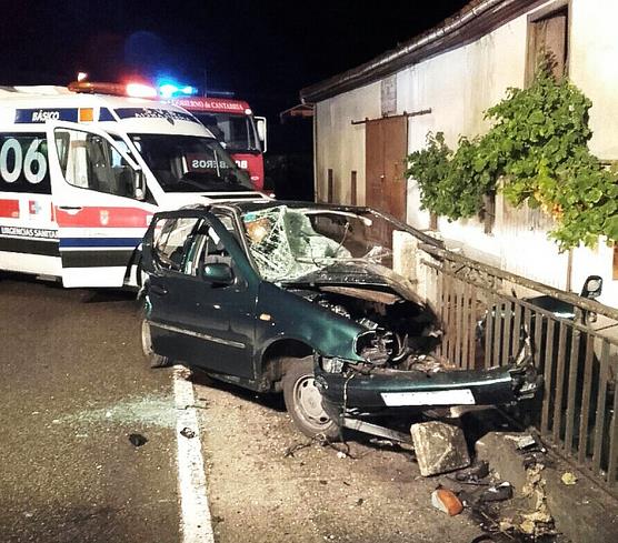 Un joven herido grave en Val de San Vicente