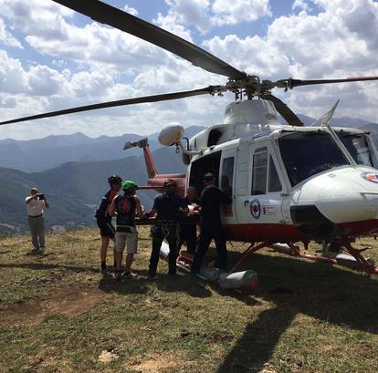  Rescatados un ciclista y un montañero en los Picos de Europa