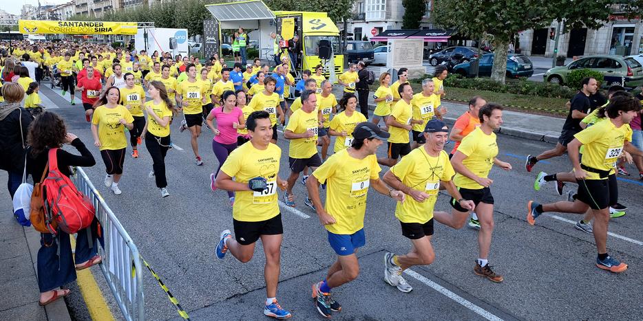 Éxito de la carrera solidaria «Santander corre por Siria»