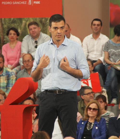 Pedro Sánchez en Torrelavega el 1 de junio de 2016 / ¿Cómo reaccionarán los militantes del PSOE?