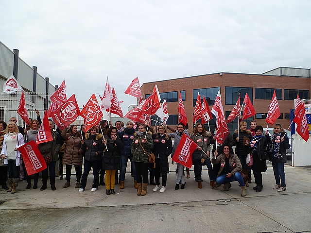 Un 85% de los trabajadores de Sistemas Britor secunda la huelga general por el nuevo convenio colectivo