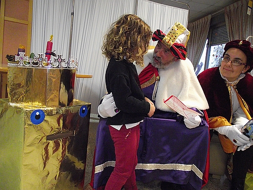El Cartero Real recogió en Santa Clotilde las cartas de los niños