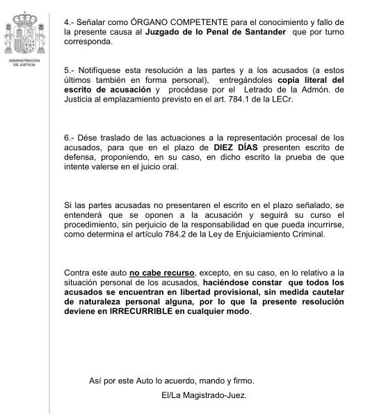 El escrache al expresidente autonómico se juzgará por delito de coacciones, daños y falta contra el orden público