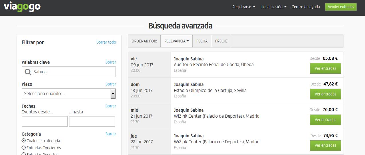  El «caso Sabina contra Viagogo» destapa la existencia de negocios tecnológicos que bordean la legalidad