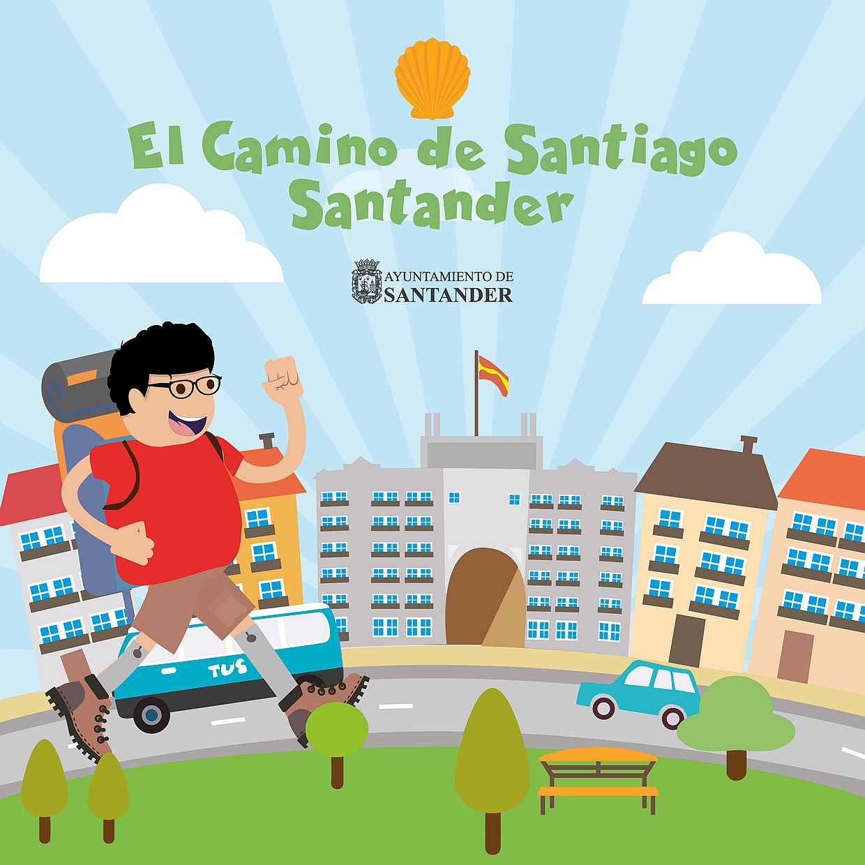 Presentada una guía infantil sobre el Camino de Santiago a su paso por Santander