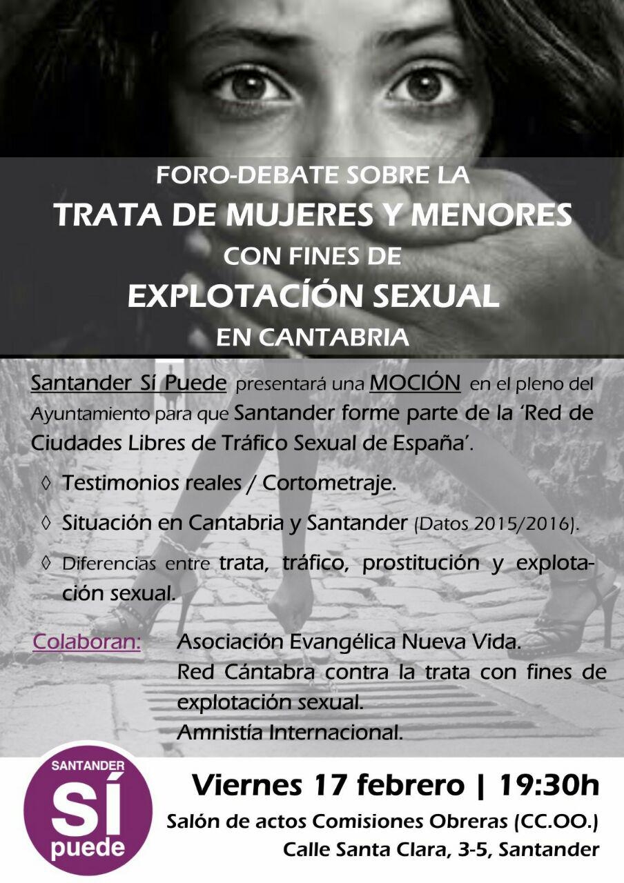  “En Santander hay trata de mujeres y menores con fines de explotación sexual”, afirma Antonio Mantecón