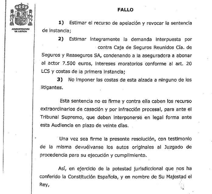 Seguros Caser deberá indemnizar a la familia de un asegurado que falleció de cirrosis hepática