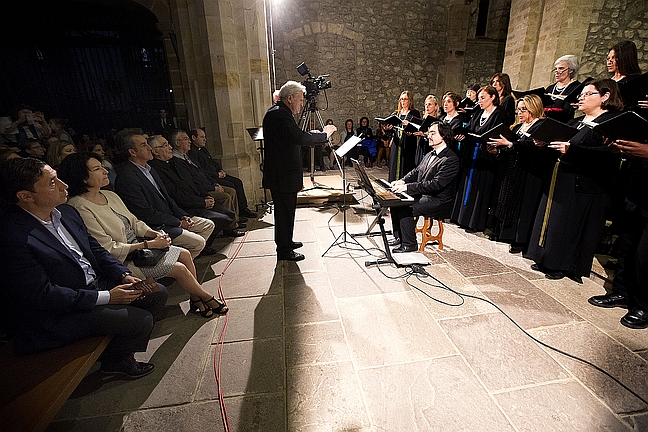 El Coro Filarmónico Vaticano abrió anoche las actuaciones artísticas del Año Jubilar / Foto: Lara Revilla, Gobierno de Cantabria