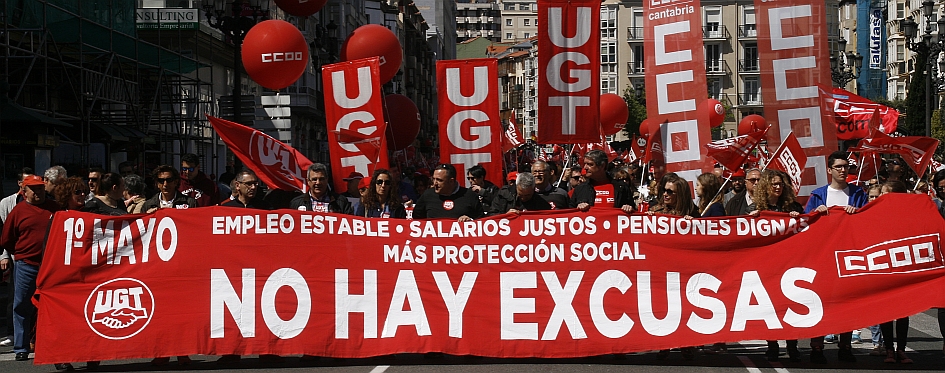 Manifestación del 1 de mayo de 2017 en Santander - (C) CANTABRIA DIARIO - David Laguillo