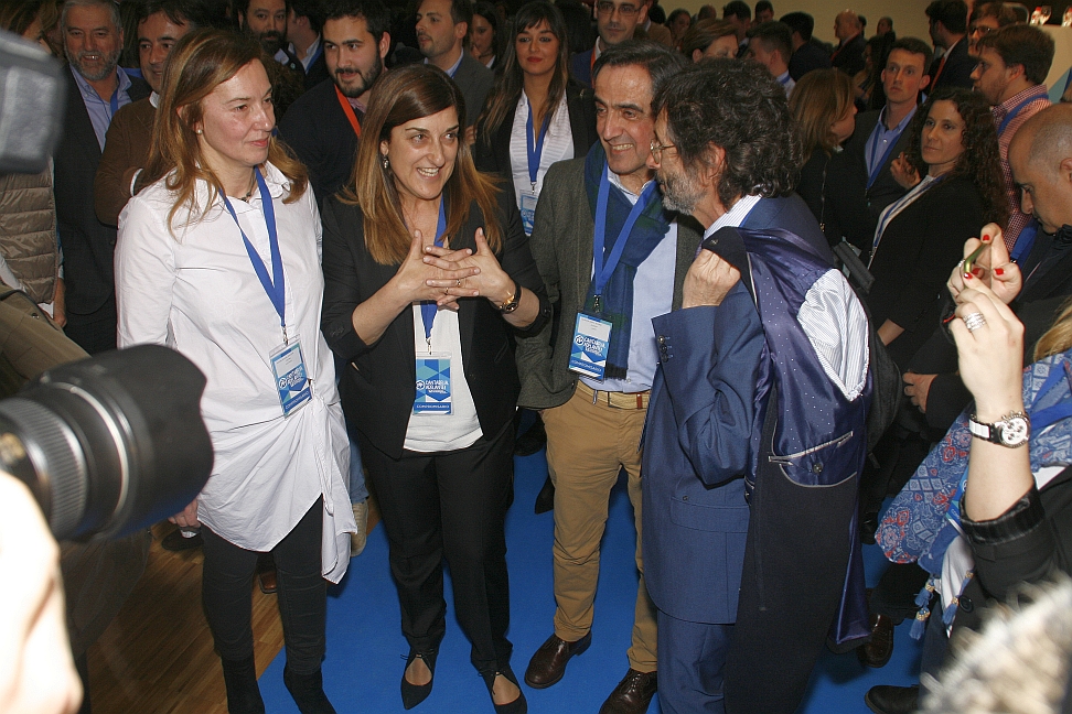 María José Sáenz de Buruaga ganó el convulso Congreso del PP por solo cuatro votos de diferencia - Foto (C) CANTABRIA DIARIO - David Laguillo, 25 de marzo de 2017