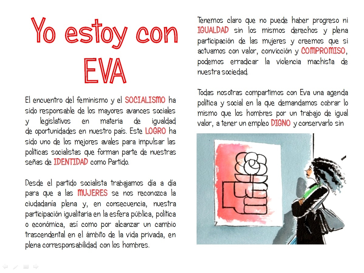 Más de doscientas afiliadas socialistas firman un manifiesto apoyando a Eva Díaz Tezanos por su implicación en materia de igualdad