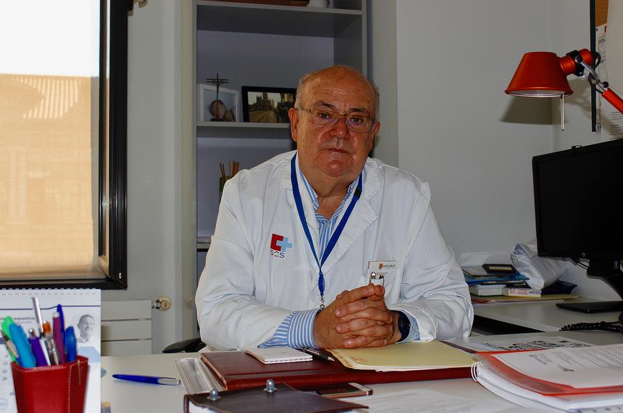 Doctor José María Carceller, jefe de Servicio de la Unidad del Dolor del Hospital Universitario Marqués de Valdecilla