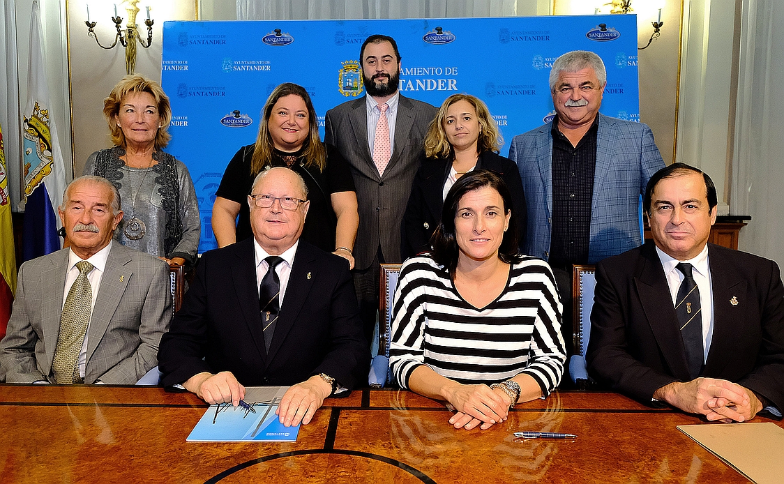 Santander y la Real Liga Naval firman un protocolo de colaboración