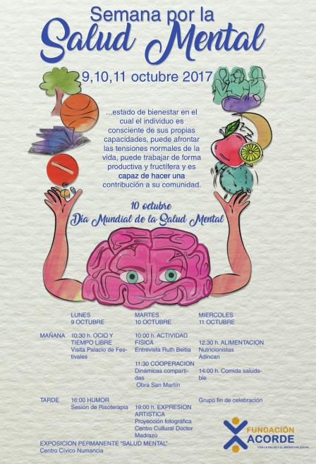 La Fundación Acorde celebra una semana especial de actividades por el Día Mundial de la Salud Mental