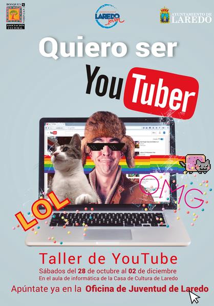 Laredo lanza el taller "Quiero ser YouTuber"