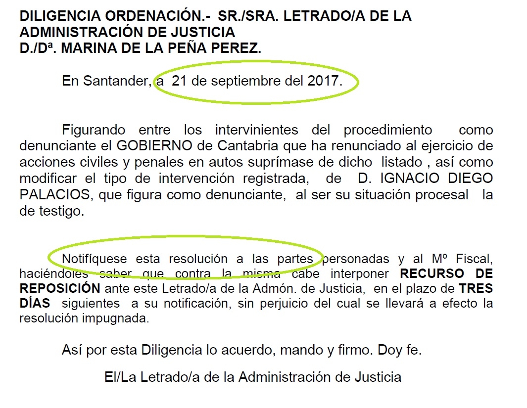 El juicio contra #PreguntarNoEsDelito se celebrará el 25 de octubre - Notificación de que el Gobierno e Ignacio Diego se retiran como acusación particular
